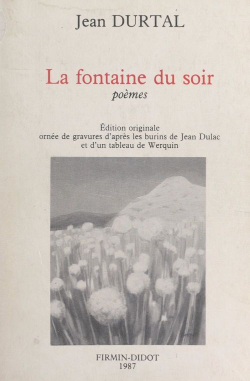 Couverture ebook de La fontaine du soir, de Jean Durtal