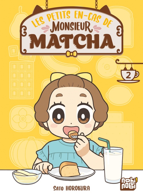 Couverture ebook de Les petits en-cas de Monsieur Matcha T02, de Sato Horokura