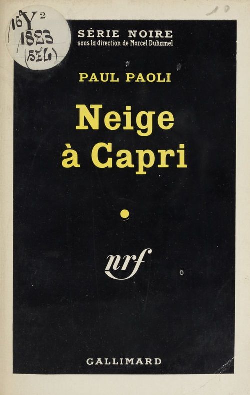 ebook cover of Neige à Capri, by Paul Paoli