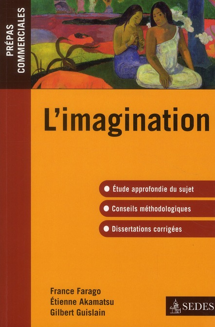 Couverture ebook de L'imagination -épreuve de culture générale 2010-2011, de France Farago