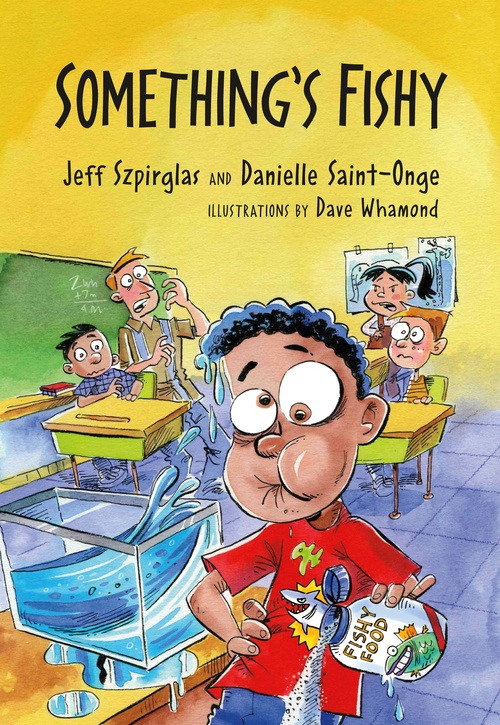 ebook cover of Something's Fishy, by Jeff Szpirglas