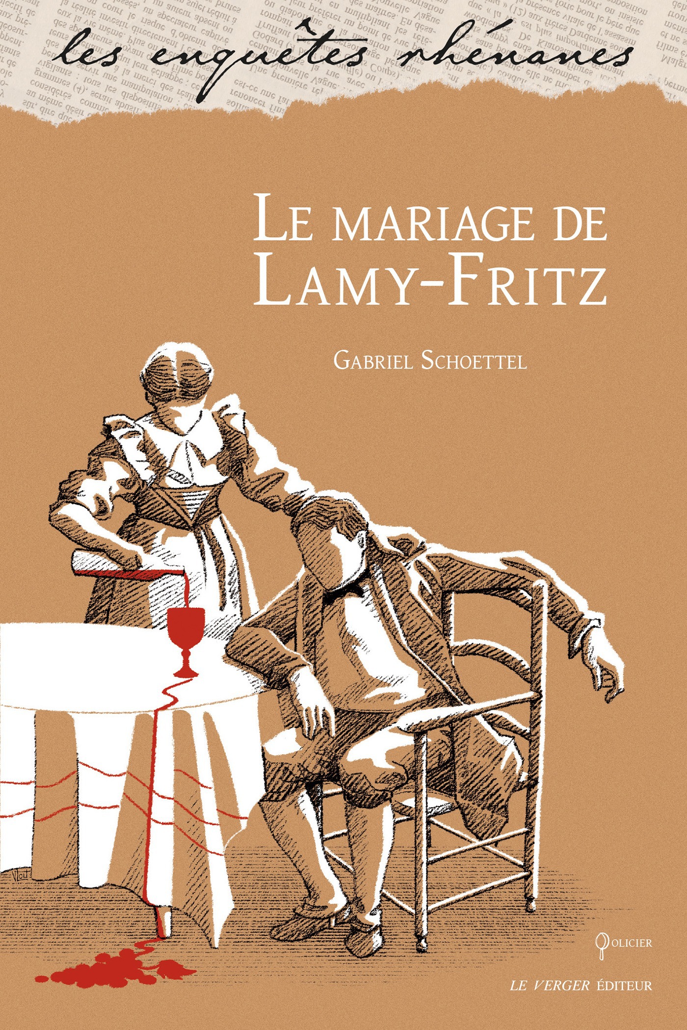 Couverture ebook de Le mariage de Lamy-Fritz, de Gabriel Schoettel