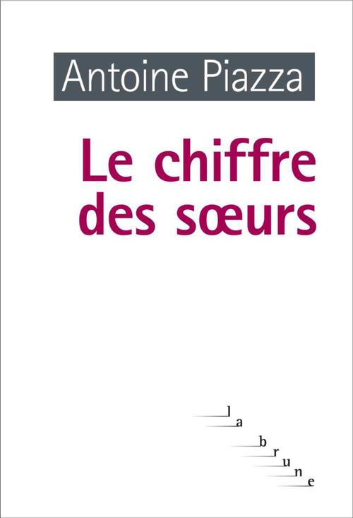 ebook cover of Le chiffre des soeurs, by Antoine Piazza