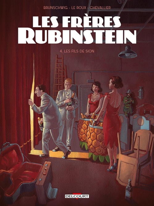 ebook cover of Les Frères Rubinstein T04 - Les fils de Sion, by Luc Brunschwig