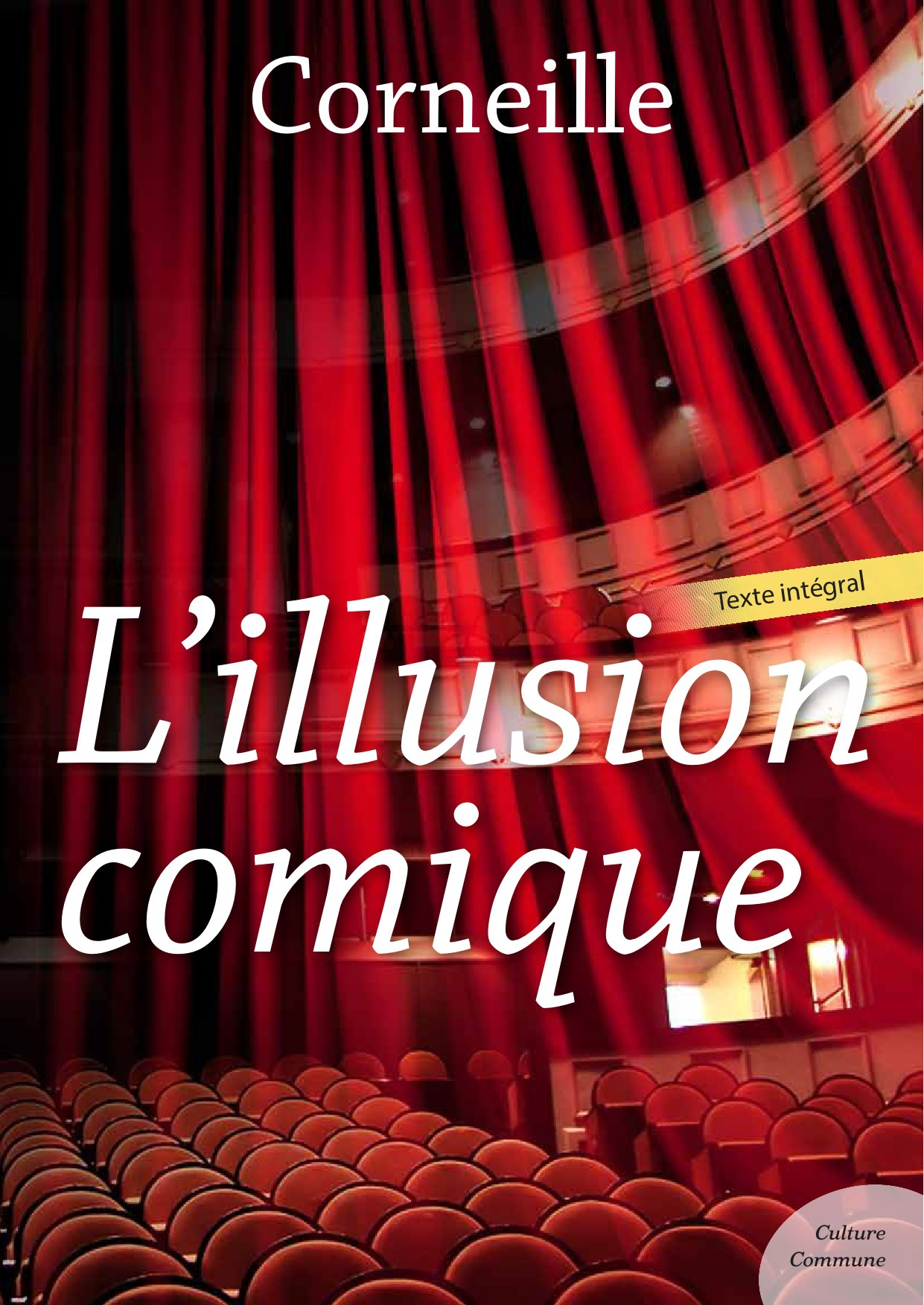 ebook cover of L'Illusion comique, by Pierre Corneille