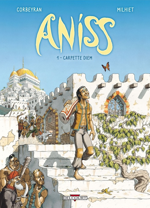 Couverture ebook de Aniss T01 - Carpette diem, de Eric Corbeyran, Olivier Milhiet