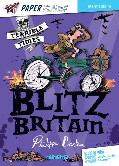 Couverture ebook de Blitz Britain - Livre + mp3, de Philippa Boston