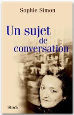 Couverture ebook de Un sujet de conversation, de Sophie Simon