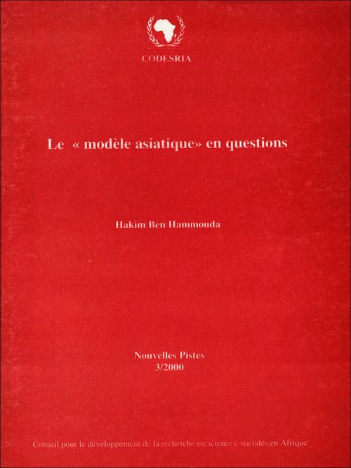 ebook cover of Le « modèle asiatique » en questions, by Hakim Ben Hammouda