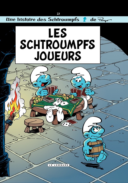 Couverture ebook de Les Schtroumpfs - Tome 23 - Les Schtroumpfs joueurs, de Peyo
