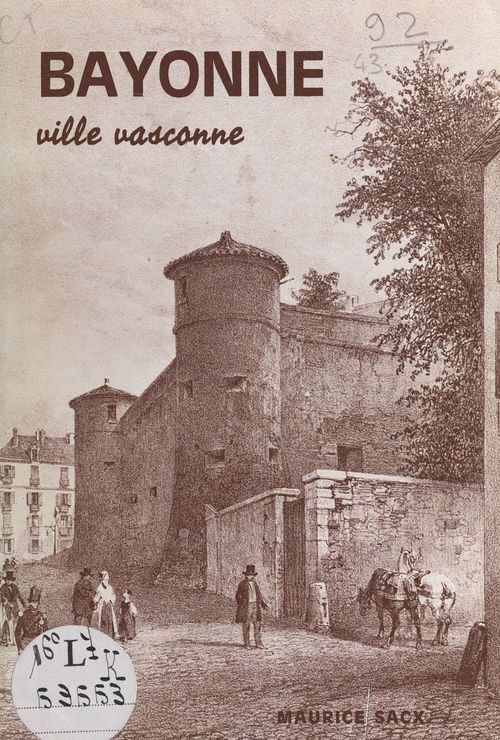 Couverture ebook de Bayonne, de Maurice Sacx