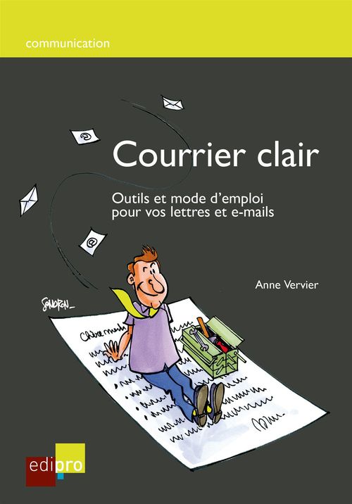 Couverture ebook de Courrier clair, de Anne Vervier