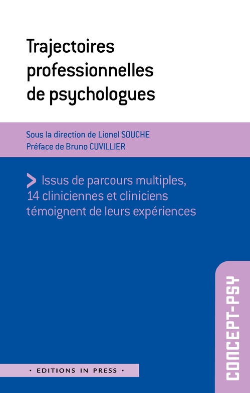 ebook cover of Trajectoires professionnelles de psychologues, by Lionel (Dir.) Souche