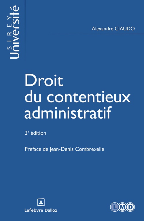 Couverture ebook de Droit du contentieux administratif 2ed, de Alexandre Ciaudo