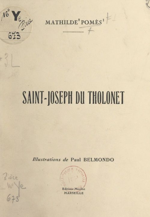 ebook cover of Saint-Joseph du Tholonet, by Mathilde Pomes