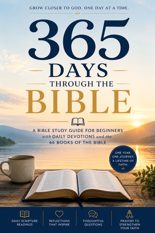 Couverture ebook de 365 Days Through The Bible, de Daniel Powers