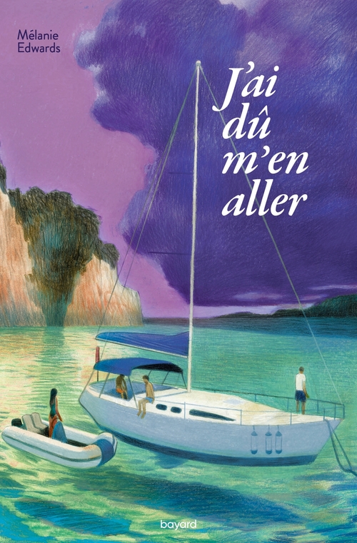 ebook cover of J'ai dû m'en aller, by Mélanie Edwards