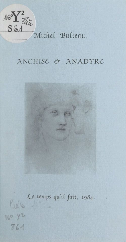 ebook cover of Anchise et Anadyre, by Michel Bulteau