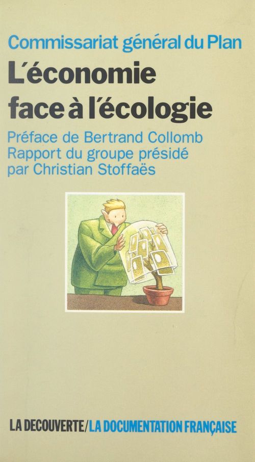 Couverture ebook de L'économie face à l'écologie, de Commissariat General Du Plan
