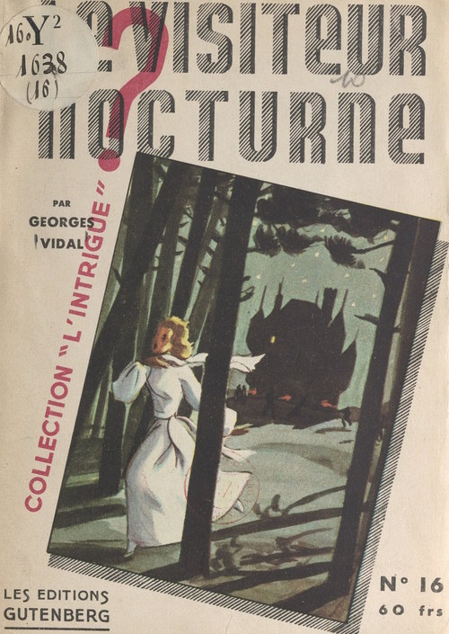 Couverture ebook de Le visiteur nocturne, de Georges Vidal