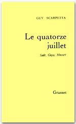Couverture ebook de Le quatorze juillet, de Guy Scarpetta