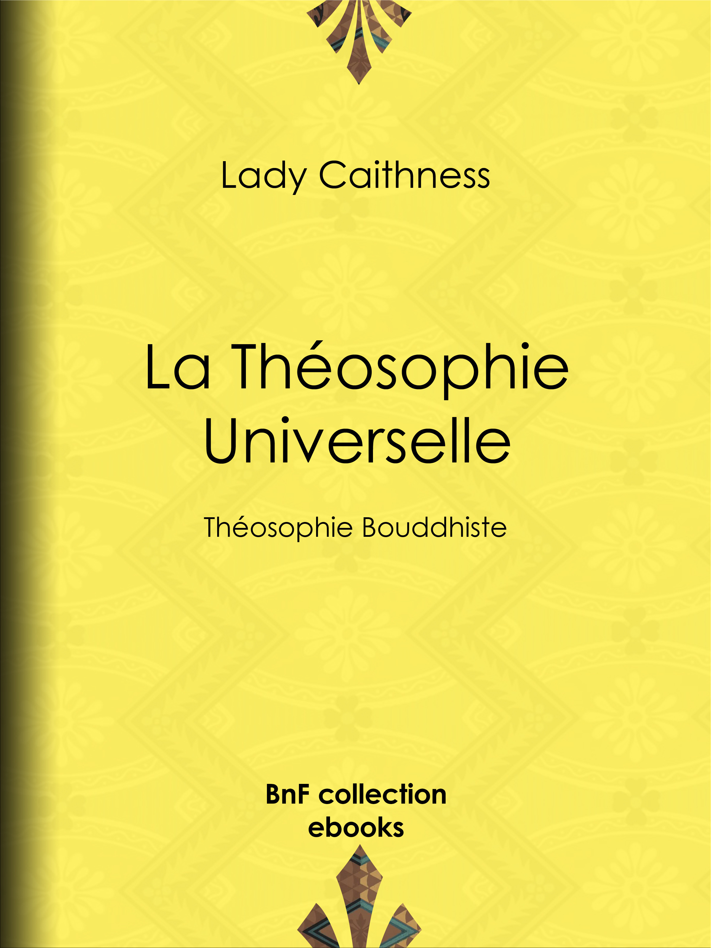 Couverture ebook de La Théosophie Universelle, de Lady Caithness