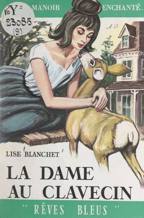 Couverture ebook de La dame au clavecin, de Lise Blanchet