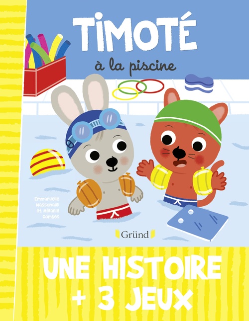 ebook cover of Timoté à la piscine, by Emmanuelle Massonaud, Mélanie Combes