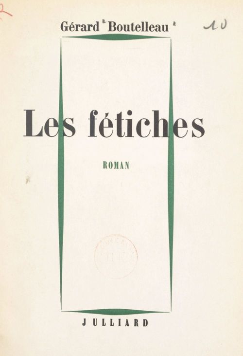 Couverture ebook de Les fétiches, de Gerard Boutelleau