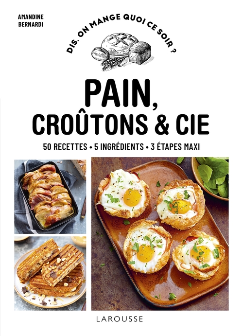 Couverture ebook de Pain, croûtons & cie, de