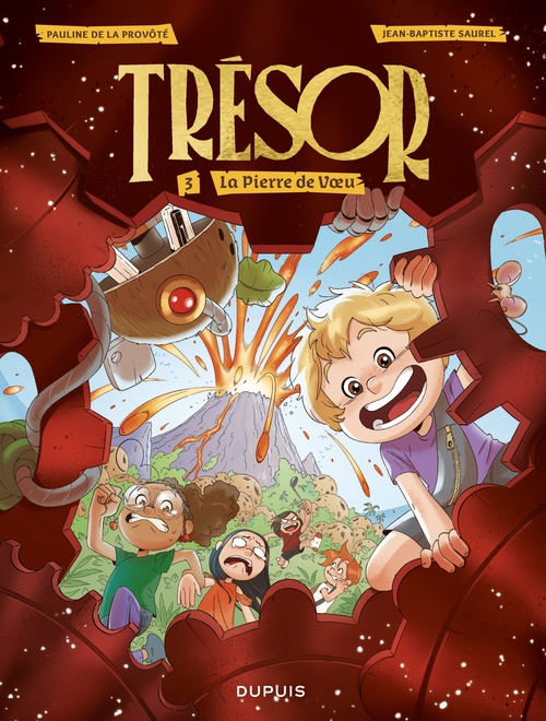 Couverture ebook de Trésor - Tome 3 - La Pierre de Voeu, de Jean-Baptiste Saurel