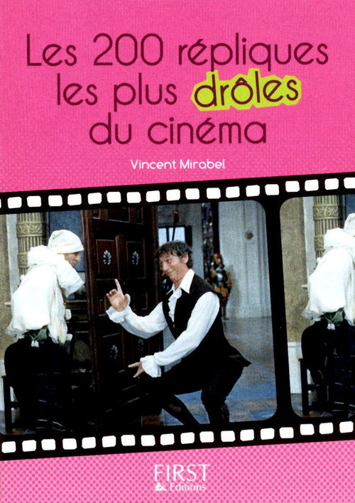 Couverture ebook de Le petit livre de - les 200 répliques les plus drôles du cinéma, de Vincent Mirabel