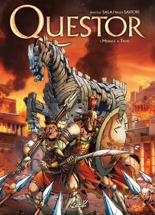 ebook cover of Questor T01 - Ménage a Troie, by Jean-Luc Sala