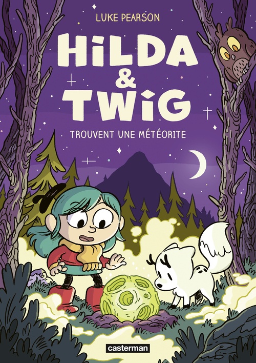 Couverture ebook de Hilda & Twig (Tome 3) - Hilda et Twig trouvent une météorite, de Luke Pearson