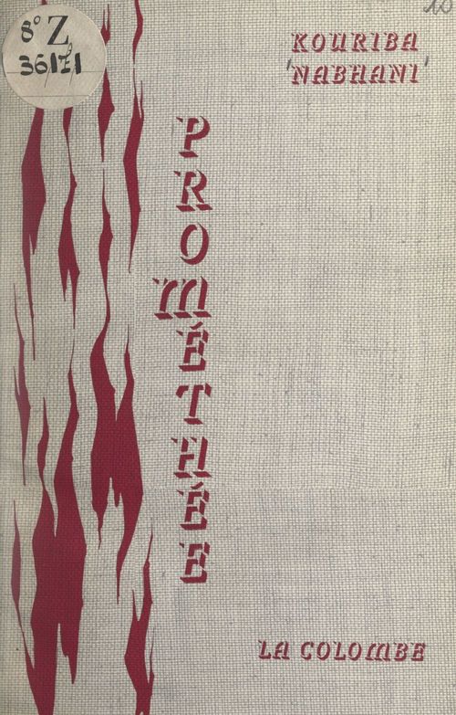 Couverture ebook de Prométhée, de Kouriba Nabhani