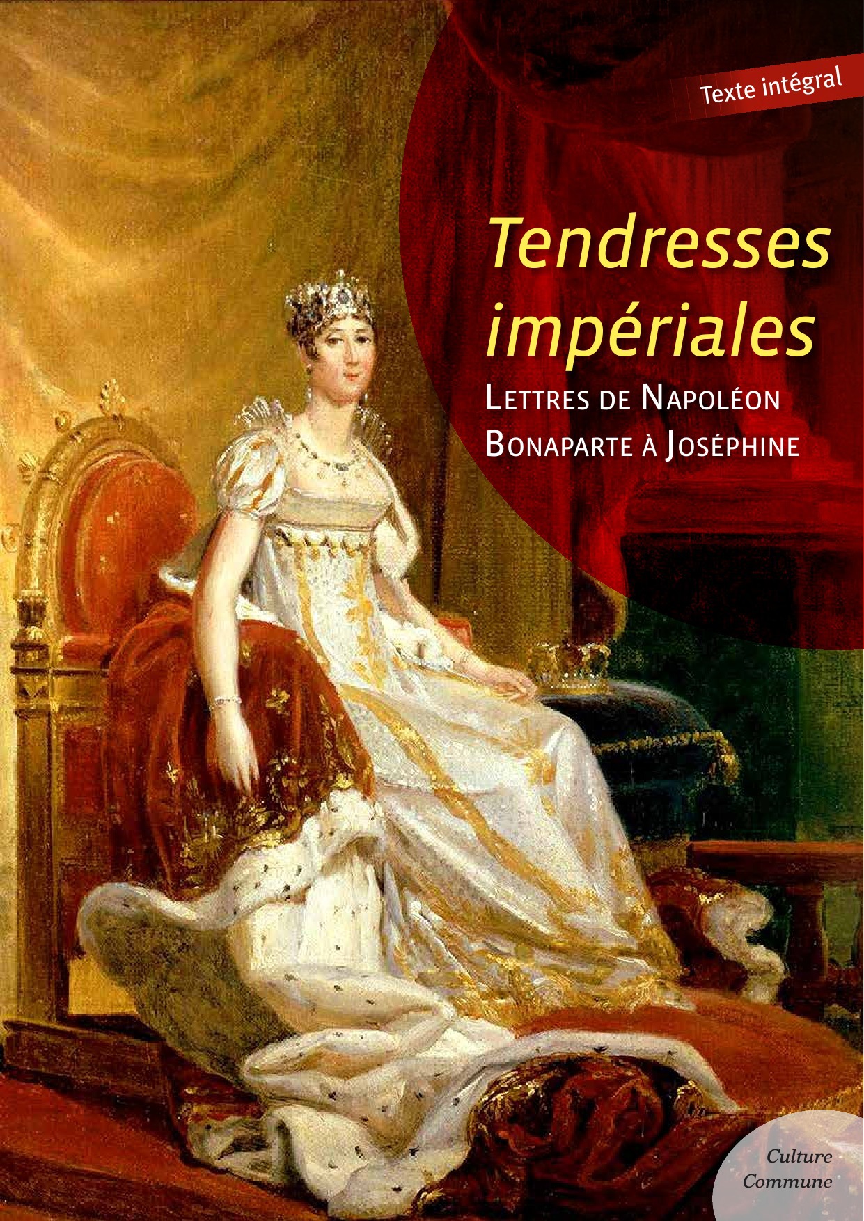 ebook cover of Tendresses impériales, by Napoléon Bonaparte