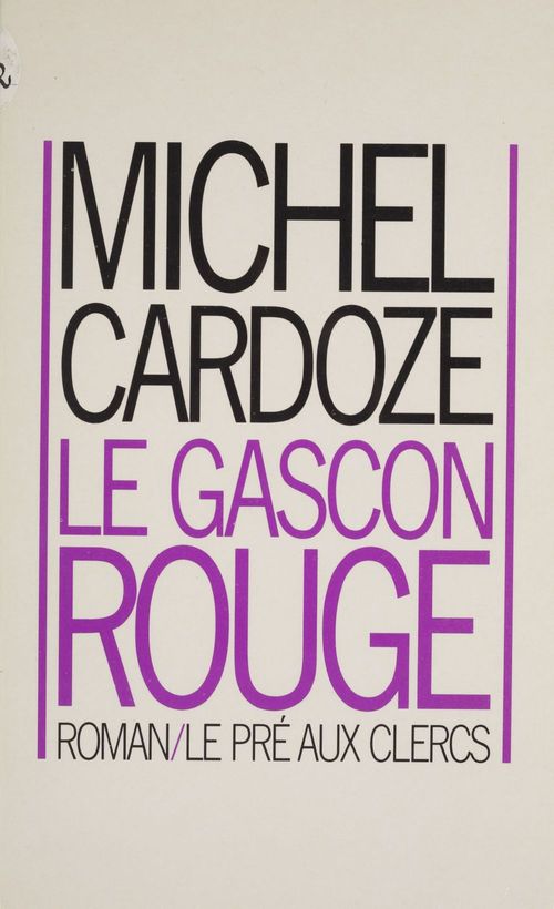 Couverture ebook de Le Gascon rouge, de Michel Cardoze