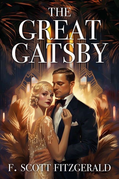 Couverture ebook de The Great Gatsby, de F. Scott Fitzergald