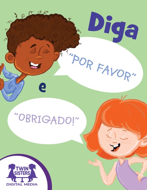 Couverture ebook de Diga "Por favor" e "Obrigado", de Kim Mitzo Thompson, Karen Mitzo Hilderbrand