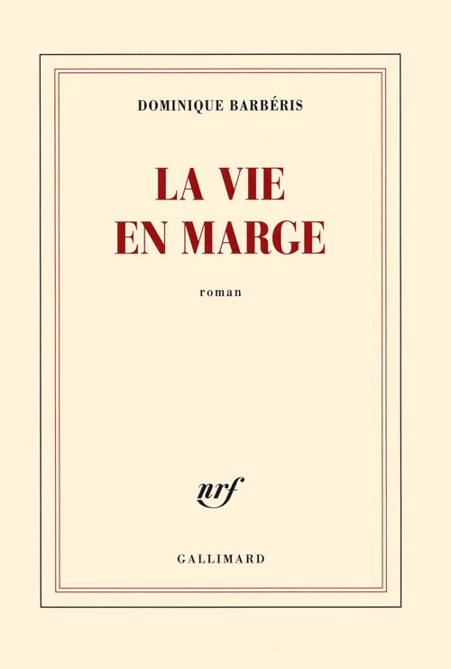 ebook cover of La vie en marge, by Dominique Barbéris