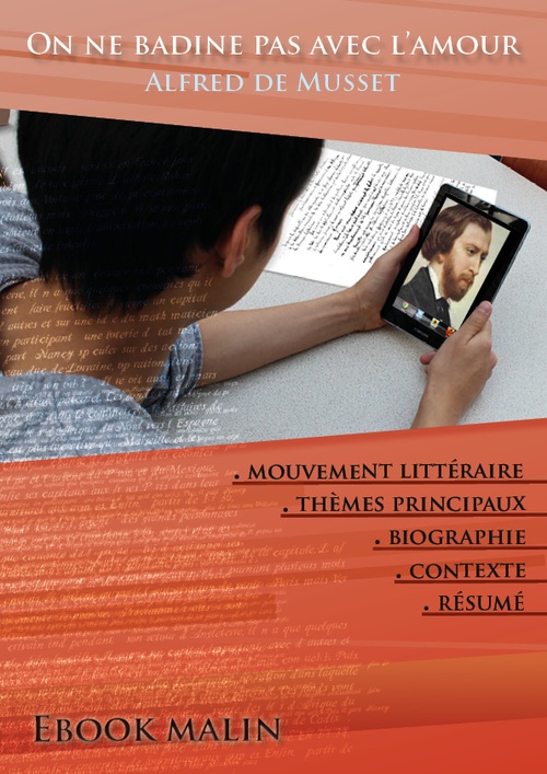 Couverture ebook de Fiche de lecture On ne badine pas avec l'amour - Résumé détaillé et analyse littéraire de référence, de Alfred de Musset