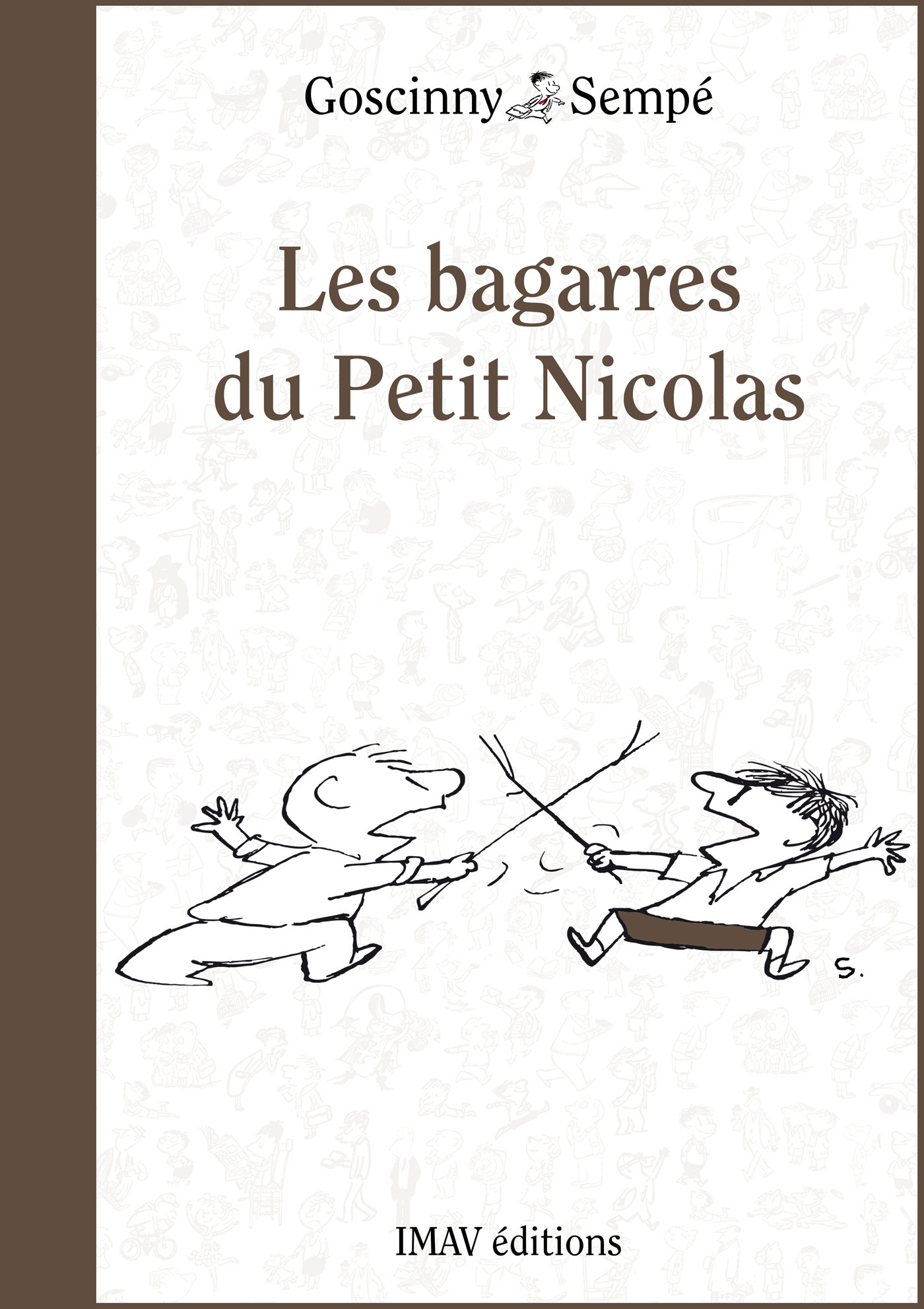 ebook cover of Les bagarres du Petit Nicolas, by René Goscinny, Sempé