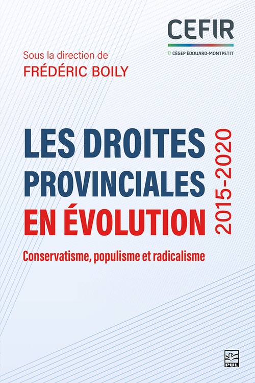 Couverture ebook de Les droites provinciales en évolution (2015-2020), de Collectif Collectif