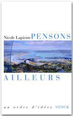 Couverture ebook de Pensons ailleurs, de Nicole Lapierre