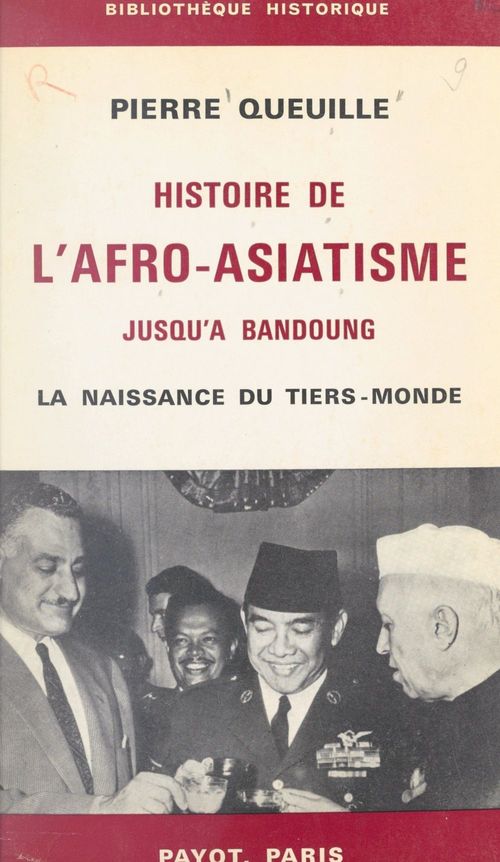 ebook cover of Histoire de l'afro-asiatisme jusqu'à Bandoung, by Pierre Queuille