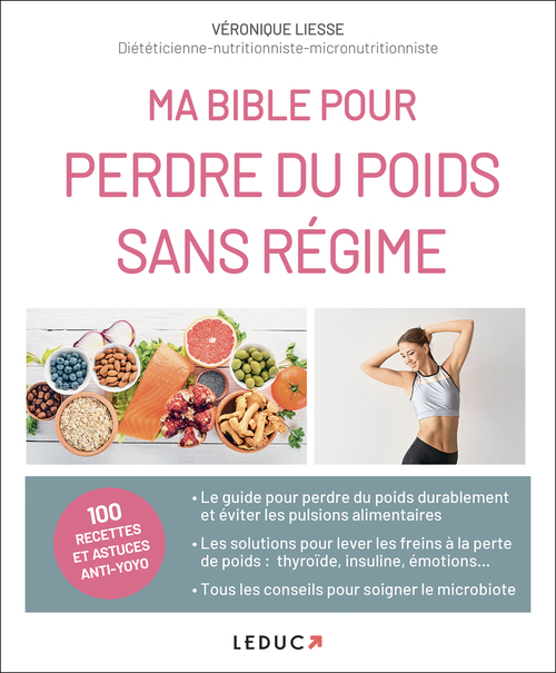 Couverture ebook de Ma Bible pour perdre du poids sans régime, de Véronique Liesse