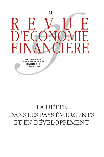 Couverture ebook de La dette dans les pays émergents et en développement, de Revue D'Economie Financiere