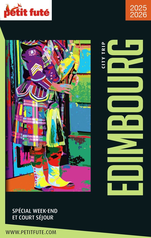 Couverture ebook de Guide Edimbourg City Trip 2025/2026 City trip Petit Futé, de Collectif