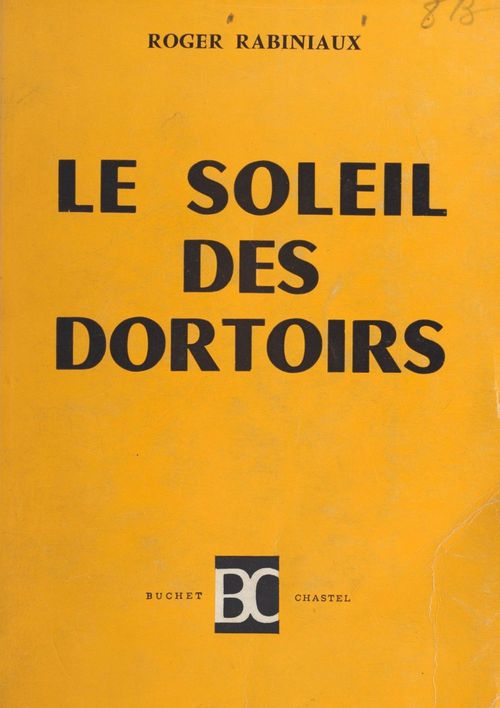 ebook cover of Le soleil des dortoirs, by Roger Rabiniaux