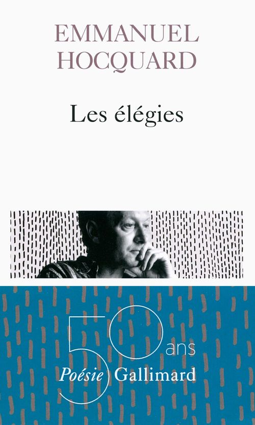 ebook cover of Les élégies, by Emmanuel Hocquard